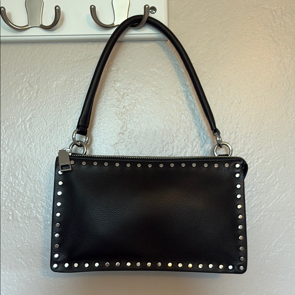 Rebecca Minkoff Black Studded Shoulder Bag
